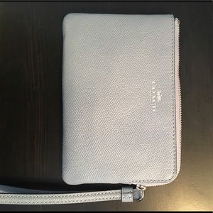 *Rare* Light Blue Coach Wristlet